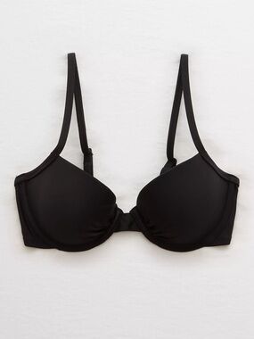 🖤 32DDD Aerie Lightly Lined Underwire Bikini Top in True Black 🖤